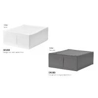 ราคา กล่องเก็บของในตู้เสื้อผ้า, IKEA SKUBB, กล่องเก็บของ, กล่องเล็ก, กล่องลิ้นชัก, สีขาว, สีเทาเข้ม, สีเทา, เหมาะสำหรับเก็บของ (1733191214539179661)