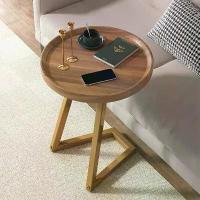 ราคา โต๊ะข้างเตียง ชั้นวางของ ที่วางของ ที่วางคอม​ โต๊ะข้างโซฟา (1733062419754747563)