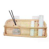 ราคา ชั้นวางของติดผนัง วัสดุหวาย ดีไซน์มินิมอล สีทึบ ที่เก็บของในห้องน้ำ ชั้นวางของในห้องน้ำ ชั้นวางของ (1732293489889806226)