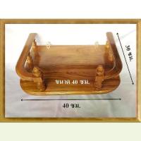 ราคา พร้อมส่งจากไทย หิ้งพระ หิ้งพระติดผนัง ชั้นวางพระ หิ้งพระไม้ หิ้งพระไม้สัก พระ ชั้นวางของ ไม้ ไม้สัก เฟอร์นิเจอร์ ขนาด 40x30 ซม. (1732741325887865906)