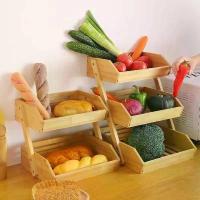 ราคา ตะกร้าผลไม้ไม้ไผ่ สามชั้น ชั้นวางระบายน้ำ แบบประกอบสองชั้น จานผลไม้ ชั้นวางของในครัวสามชั้น ในสต็อก ชั้นวางของ ชั้น วางรองเท้า หน้า บ้าน (1732994697847735774)