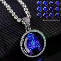 ราคา สร้อยคอราศี, 12 กลุ่มดาว, ราศีเมษ, ราศีพิจิก, ลีโอ, วิตามิน, มะเร็ง, ปีกเรือ, แก้วโดม, พลอยเทียม, โซ่จี้, สำหรับผู้ชายและผู้หญิง, เครื่องประดับแฟชั่นอักษรศาสตร์, ของขวัญวันเกิด, 1 ชิ้น (17326905588351