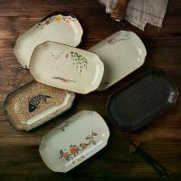 ราคา จานปลา 12 นิ้ว สไตล์ญี่ปุ่น เครื่องใช้บนโต๊ะอาหารโรงแรม สี Underglaze เซรามิก ของใช้ในครัวเรือน จานรูปทรงสร้างสรรค์ เหมาะสำหรับนึ่งและซูชิ ครก ไม้ ตํา ส้มตํา (1732442814693541403)