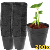 ราคา ถุงเพาะกล้า ถุงเพาะชำ พลาสติกสีดำ 200 ชิ้น ที่ใส่ถุงเพาะ ถุงเพาะ ถุงใส่อาหาร ถุงใส่สารอาหาร อุปกรณ์ทำสวน มี 4 ขนาด (1733219132905194856)