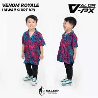 ราคา VALOR PX - Venom Royale Kid Hawaii Shirt เสื้อฮาวายเด็ก เสื้อผ้าเด็ก แขนสั้น ระบายอากาศ ใส่ไปทะเล เสื้อสงกรานต์ (1732735258348128026)