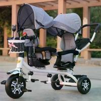 ราคา สามล้อเด็ก, รถเข็นเด็กแฝด, จักรยานเบาะเด็กคู่, รถเข็นเด็กน้ำหนักเบา, รถเข็นเด็ก (1732838593089930577)