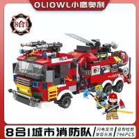 ราคา เข้ากันได้กับเลโก้ซิตี้บล็อคตัวต่อ, ขายร้อนข้ามพรมแดน, ประกอบ DIY รถดับเพลิง Minifigures, ของเล่นเด็ก, 1 ชุด 8 รุ่น (1732724052569261847)