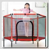 ราคา Trampoline แทรมโพลีน4.5 ฟุต ของเล่นเด็ก แทมโพลีน นาด140*122ซม. แทรมโพลีน กระโดด สปริงบอร์ดออกกำลัง แทรมโพลีนเด็ก คําแนะนําการขายที่ร้อนแรงในเดือนนี้ (1732904782808450160)