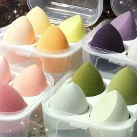 ราคา ฟองน้ำแต่งหน้า 1 กล่อง 4 ชิ้น รวมเครื่องปั่นความงาม 1 กล่อง 4 ชิ้น พัฟแป้งทรงมะระ พัฟแป้งหยดน้ำ ฟองน้ำแต่งหน้า (1732869365779498028)
