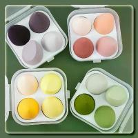 ราคา ฟองน้ำแต่งหน้า 1กล่อง/4ชิ้น แต่งหน้าไข่ ฟองน้ำไข่แต่งหน้า พัฟฟองน้ำแต่งหน้า Beauty egg ฟองน้ำเกลี่ยรองพื้น GI (1732148076820268769)