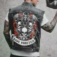 ราคา แฟชั่นผู้ชาย Jumia เสื้อกั๊กยีนส์สไตล์ยุโรปและอเมริกา เสื้อกั๊กสบายๆ เสื้อกั๊กคาวบอย 2512 (1733271507518326007)