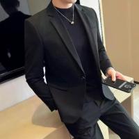 ราคา ชุดสูทผู้ชาย สูทสลิมฟิต ธุรกิจ สูทลำลองผู้ชาย สไตล์เกาหลี แฟชั่นเกาหลี แฟชั่นผู้ชาย (1733352528587491068)