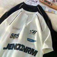 ราคา เสื้อยืดเบสบอล แฟชั่นผู้ชาย ทรงหลวม พลัสไซส์ สไตล์ฤดูร้อน แขนสั้น (1729730003693504565)