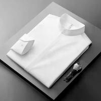 ราคา เสื้อเชิ้ตคอปก สำหรับผู้ชาย แขนยาว สไตล์จีนฮั่นใหม่ สไตล์ประจำชาติ เท่ระดับไฮเอนด์ เสื้อเชิ้ตสีขาว แฟชั่นผู้ชาย (1732701829339711183)