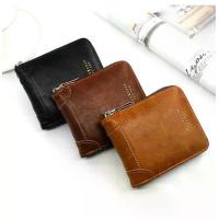 ราคา กระเป๋าสตางค์ใบสั้นหนัง PU CarryCharm สำหรับผู้ชาย, กระเป๋าสตางค์ผู้ชาย, [COD] (1732947752132380045)