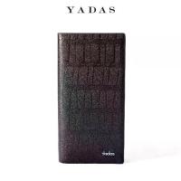 ราคา กระเป๋าสตางค์ผู้ชาย YADAS วัสดุ PU สไตล์พับยาวคลาสสิกกระเป๋าสตางค์ผู้ชาย (1733344031409407982)
