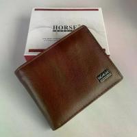 ราคา [พร้อมส่ง] HORSE กระเป๋าสตางค์ กระเป๋าสตางค์ผู้ชาย หนังแท้ 100 % กระเป๋าตัง กระเป๋าเงิน ทรงสั้น (1733409663755126588)