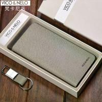 ราคา กระเป๋าสตางค์ผู้ชาย Van Canilo ลายข้ามหนังวัว รุ่นเกาหลีสำหรับวัยรุ่น กระเป๋าสตางค์ยาวบางเฉียบ สลักชื่อส่วนตัว กระเป๋าหนังทันสมัย (1733383755729503935)