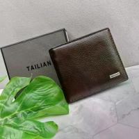 ราคา กระเป๋าสตางค์หนังแท้ พร้อมกล่อง แบรนด์แท้ TAILIAN 100% หนังนิ่ม กระเป๋าสตางค์ผู้ชาย (1729611480998054044)
