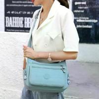 ราคา [พร้อมส่ง] กระเป๋าสะพายข้าง 6 ช่องซิป กระเป๋าสะพายไหล่ กันน้ำ แฟชั่นผู้หญิง ผ้าไนล่อน มีซิป มีซับในอย่างดี (1733054530958099634)
