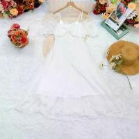 ราคา ชุดออกงาน,ชุดเดรสผู้หญิง,ชุดเดรสน่ารัก สีขาว ซิปซ่อนด้านหลัง ซับในทั้งตัว สายเดี่ยว เปิดไหล่ ผ้าชีฟอง ความยาวชุด=46 คําแนะนําการขายที่ร้อนแรงในเดือนนี้ (1732778700206867760)