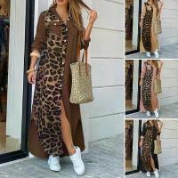 ราคา ชุดเดรสผู้หญิง ZANZEA ลายเสือดาว สไตล์หรูหรา ปกคอ แขนยาว ชุดเดรสยาวสไตล์วินเทจ (1733314802174756815)