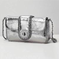 ราคา กระเป๋าผู้หญิง แฟชั่นใหม่ กระเป๋าสะพายข้าง สายโซ่ กระเป๋าข้าง มินิ กระเป๋ารักแร้ใบเล็ก มีสไตล์ กระเป๋าสะพายไหล่ทรงสี่เหลี่ยมสีเงิน (1732889139339232843)