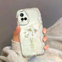 ราคา เคสสำหรับ vivo Y21 Y21T/Y33T/Y212021/Y33S/Y21A/T1X/Y21S ภาพวาดสีน้ำมัน ดอกไม้ เคสโทรศัพท์ คลื่น ไอศกรีม เคสโทรศัพท์ซิลิโคนนิ่มกันกระแทกพร้อมฝาครอบเลนส์เต็ม เคสป้องกันกล้อง เย็น โปร่งใส เรียบเนียน (172