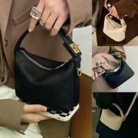 ราคา ※กระเป๋าหนัง กระเป๋าแฟชั่นผู้หญิงหนัง PU ใบเล็ก แบบถือ คล้องมือ สะพายข้าง (3 สี ดำ,ครีม ขาว)❀ (1731981106121836196)