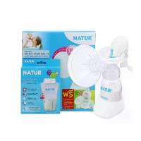 ราคา [พร้อมส่ง] Natur เครื่องปั๊มนม ที่ปั๊มนมแบบคันโยก ชุดปั๊มนมแบบคันโยก เนเจอร์ รุ่น MN-3 (แถมฟรีอะไหล่/ขวดนม/ถุงเก็บน้ำนม) เครื่องปั้มนม ที่ปั้มน้ำนม (1733437038606124153)