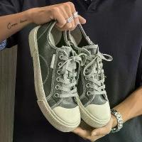 ราคา รองเท้าผู้ชายแฟชั่นใหม่แบบสบาย รองเท้าหนังพื้นนุ่มอเนกประสงค์ สไตล์วินเทจ สีขาว น้ำหนักเบา รองเท้าสกปรก X511 รองเท้า ผ้าใบ เท่ๆ วินเทจ รองเท้า lava (1733353325528778000)