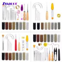 ราคา ชุดเครื่องมือเย็บมือกระเป๋าหนังขายดีข้ามพรมแดน ชุดเย็บมือ DIY เข็มเย็บ ผ้าใบ ด้าย ผสมทำมือ (1733334782387258984)