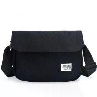 ราคา [พร้อมส่ง] กระเป๋า สะพาย ชาย กระเป๋า สะพาย ชาย ผ้าใบ กระเป๋าผ้าสีดำ กระเป๋าสะพายสีดำ ผู้ชายผ้าใบกระเป๋าสะพายไหล่ลุคสบายกระเป๋าสะพายญี่ปุ่น (1732561317539383247)