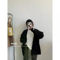 ราคา CHERISH (พร้อมส่ง) D33 เสื้อคลุมแขนยาว โอเวอร์ไซส์ สีดำ ไหมพรม คอวี กระดุมหน้า ผ้าหนา ไม่คัน ผู้ชายใส่ได้ (1733457361330472841)