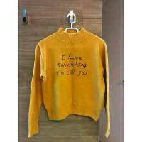 ราคา เสื้อ sweater ไหมพรม สีเหลืองมัสตาร์ด จากเกาหลี free size ใส่หนึ่งครั้ง เจ้าของขายเอง ทรงสวย สภาพดีคระ สวัสดิการสด (1733335165503767796)
