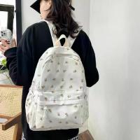 ราคา ของขวัญสำหรับเด็ก งานปัก กระเป๋าเป้สะพายหลังลายดอกไม้ จุได้มาก สไตล์เกาหลีแบบ กระเป๋านักเรียนของนักเรียน กระเป๋าสำหรับเดินทาง กระเป๋าถือแบบถือ กระเป๋าสะพายลายดอกไม้ กระเป๋าเป้วัยรุ่น (1733250904526980