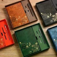 ราคา ชุดสมุดบันทึกแฟชั่น 1 ชิ้น ปากกา + ไส้เติม มีตัวเลือกแบบหนังสือเดี่ยวและชุด สมุดบันทึกประชุม ไดอารี่ ประกอบด้วยกระดาษ 100 หน้า ขนาด A5 ชุดของขวัญสมุดบันทึก ของขวัญวันครู (1733389893301011661)