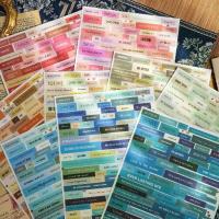 ราคา สติ๊กเกอร์คำศัพท์ภาษาอังกฤษ 3 ชิ้น/แพ็ค อุปกรณ์สมุด วลีสร้างแรงบันดาลใจ DIY ไดอารี่ คอลลาจ วารสารขยะ วัสดุ (1730017963205757862)