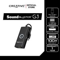 ราคา CREATIVE SOUND CARD Sound Blaster G3 External USB Sound Card -Windows|macOS|PS5|Nintendo Switch ซาวด์การ์ด (1733481185055966342)