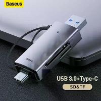 ราคา การ์ดรีดเดอร์ Card Reader อะแดปเตอร์การ์ดรีดเดอร์ USB A & Type C เป็น SD/TF OTG USB 3.0 อะแดปเตอร์ จัดส่งที่รวดเร็ว (1732984080099477064)