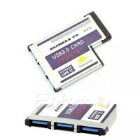 ราคา อะแดปเตอร์ USB 3.0, TMMT, 54 มม., สำหรับ Express Card, 3 พอร์ต, เข้ากันได้กับแล็ปท็อป, ชิป FL1100 (1729955841173457887)