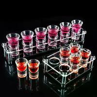 ราคา ที่วางแก้วน้ำพลาสติกผสมอะคริลิค Junjie สำหรับ KTV บาร์ เหล้า ไวน์ ค็อกเทล ช็อต (1733254131263178376)