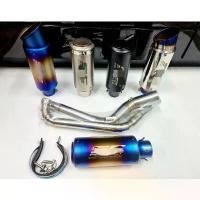 ราคา คอท่อ คอท่อแต่ง Mslaz M-Slaz ทุกปี / R15 ถึงปี  2016 ขนาด นิ้ว งานสแตนเลสแท้ พร้อมปลายท่อ กระป๋อง อุปกรณ์ครบ (1733251135820957236)