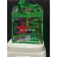 ราคา กระเป๋าพลาสติกใสใส่เบียร์ได้ 6 ขวด/กระป๋อง เบียร์ Heineken ของแท้ งานใหม่ (1733441902723696533)