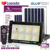 ราคา [COD] [ลดล้างสต๊อก] LIGHTWILL ไฟโซล่าเซลล์ ไฟสปอร์ตไลท์ 300W สีขาว (DayLight) / วอร์มไวท์ (WarmWhite) วัตต์เต็ม Solar Cell LED Solarlight Spotlight Floodlight ไฟโซล่า ไฟแสงอาท (1733129544272480109)