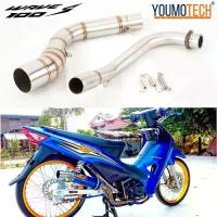 ราคา ท่อเชื่อมต่อไอเสีย, การดัดแปลงรถจักรยานยนต์, ส่วนหน้า, ท่อลดเสียง, ท่อศอก, ท่อหัว, สำหรับฮอนด้า ดาฟ 100, เวฟ100, เวฟ 100เอส, เวฟ 100อาร์, เอ็กซ์อาร์เอ็ม100, เอ็กซ์อาร์เอ็ม 110, ย (1733295638092743699)