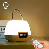 ราคา โคมไฟตั้งโต๊ะ LED, COMELY, 4w, พร้อมรีโมทคอนโทรล, โคมไฟข้างเตียง, นาฬิกาปลุกจอแสดงผลดิจิตอล USB, ไฟที่สวิตชมสามารถตั้งเวลาได้, ปรับได้ 3 ระดับ (1731759605200095119)