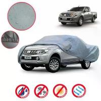 ราคา ผ้าคลุมรถยนต์ ผ้าคลุม ผ้าคลุมทั้งคันรถ กันแดด กันฝน สีเทา รุ่น MITSUBISHI TRITON ไทรทัน CAB แค็ป กระบะ 2ประตู 1 ผืน (1733005509294392358)