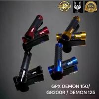 ราคา ปลอกเเฮนด์ GPX DEMON 125/150/ GR200R ยางนิ่มจับถนัดมือ สีทอง 00/ดำ 01 / เเดง 02/ น้ำเงิน 03 ผ้าคลุม เบาะ มอเตอร์ไซค์ อะไหล่ แต่ง 110i อินโด (1732896432984065781)
