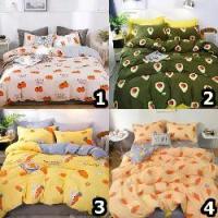 ราคา ชุดเครื่องนอน ครบชุด 6 ชิ้น (ผ้าปู ผ้านวม ,ปลอกหมอน) ขนาด 3.5 ,,ฟุต ลายส้ม แครอท อะโวคาโด้ ผ้านุ่มห่มสบาย (1733221699784181536)